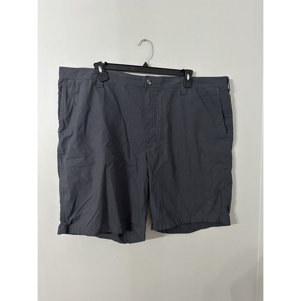 Columbia Shorts Mens 48 10L Bermuda Flat Front Grey Casual Outdoors